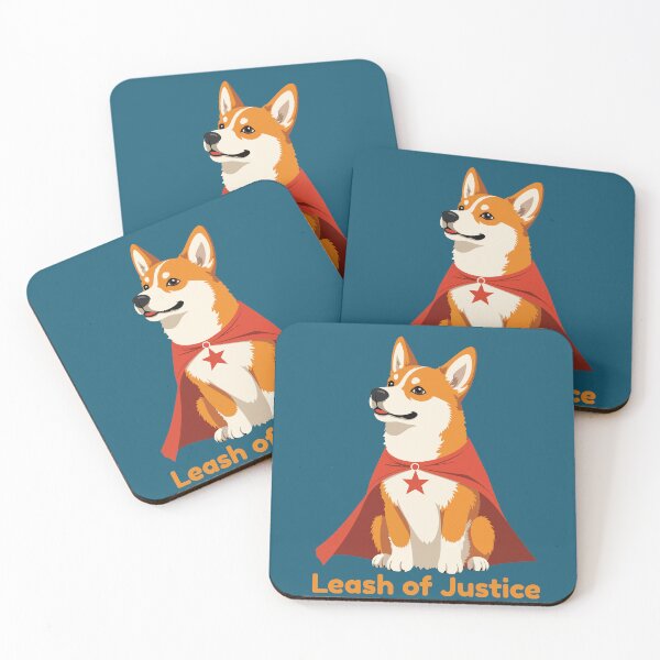 Item preview, Leash of Justice – Superhero Corgi Funny Dog Lover Design designed and sold by NeutronDesign.