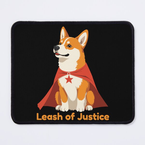 Item preview, Leash of Justice – Superhero Corgi Funny Dog Lover Design designed and sold by NeutronDesign.