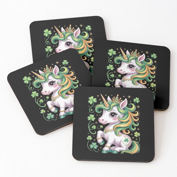 Item preview, Unicorn Shamrock St Patricks Day designed and sold by Elenasriveras.