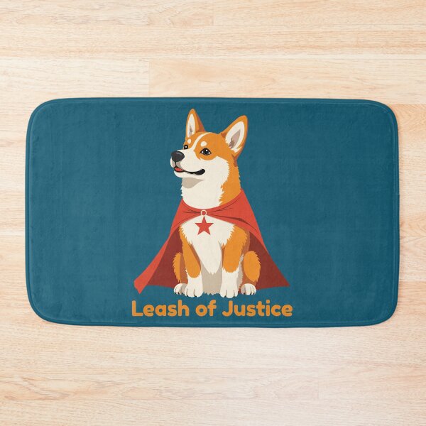 Item preview, Leash of Justice – Superhero Corgi Funny Dog Lover Design designed and sold by NeutronDesign.