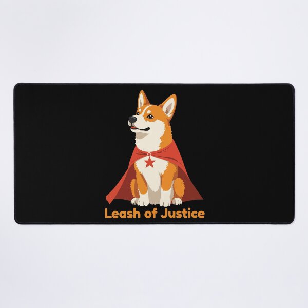 Item preview, Leash of Justice – Superhero Corgi Funny Dog Lover Design designed and sold by NeutronDesign.