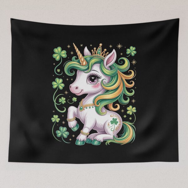 Item preview, Unicorn Shamrock St Patricks Day designed and sold by Elenasriveras.