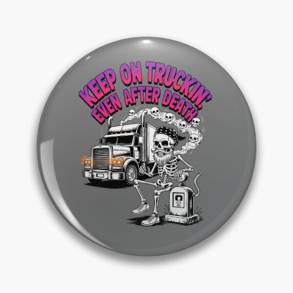 Item preview, Skeleton truck driver - haunted job parody - ghost vehicle - haunted truck - undead convoy - paranormal rig - cursed engine - cb radio ghost - haunted highway - urban legend trucker designed and sold by JansenGS.