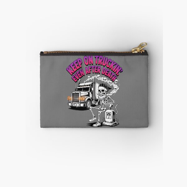 Item preview, Skeleton truck driver - haunted job parody - ghost vehicle - haunted truck - undead convoy - paranormal rig - cursed engine - cb radio ghost - haunted highway - urban legend trucker designed and sold by JansenGS.