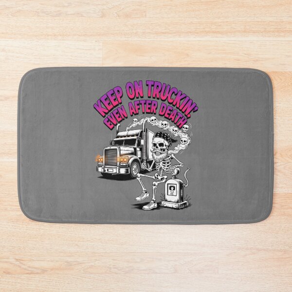 Item preview, Skeleton truck driver - haunted job parody - ghost vehicle - haunted truck - undead convoy - paranormal rig - cursed engine - cb radio ghost - haunted highway - urban legend trucker designed and sold by JansenGS.