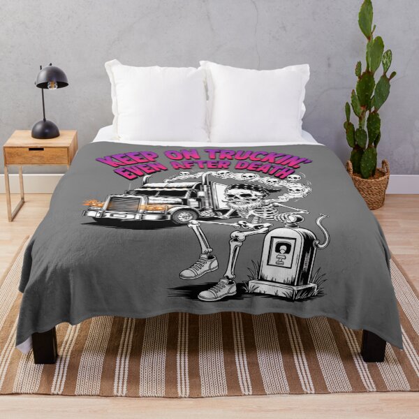 Item preview, Skeleton truck driver - haunted job parody - ghost vehicle - haunted truck - undead convoy - paranormal rig - cursed engine - cb radio ghost - haunted highway - urban legend trucker designed and sold by JansenGS.