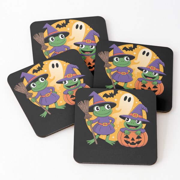 Item preview, Toadally Spooky Frogs Halloween Toads Lover designed and sold by FluoroWave.