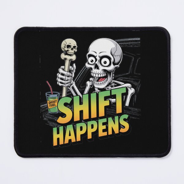 Item preview, Skeleton truck driver - haunted job parody - ghost vehicle - haunted truck - undead convoy - paranormal rig - cursed engine - cb radio ghost - haunted highway - urban legend trucker designed and sold by JansenGS.