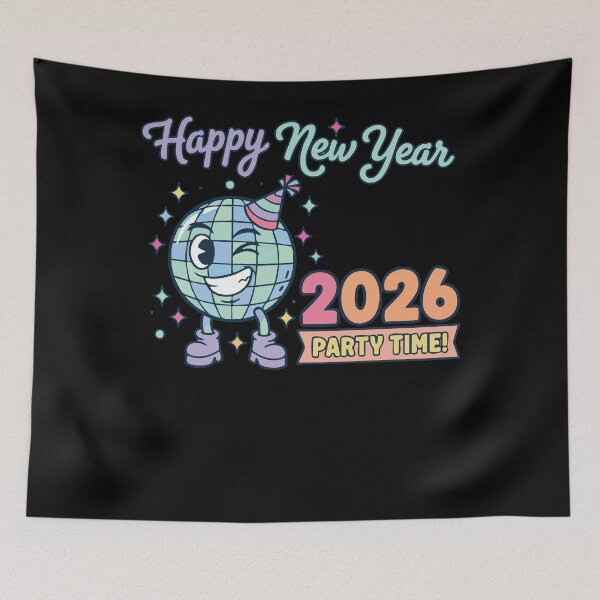 Item preview, Happy New Year 2026 Party Time Festive Celebration designed and sold by LuminOrb.
