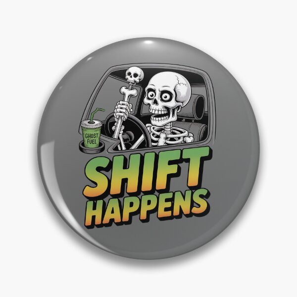 Item preview, Skeleton truck driver - diesel humor - afterlife road trip - eternal road - skeleton road warrior - undead trucker journey - ghost road shirt - truck stop ghost stories designed and sold by JansenGS.