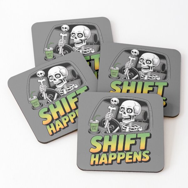 Item preview, Skeleton truck driver - diesel humor - afterlife road trip - eternal road - skeleton road warrior - undead trucker journey - ghost road shirt - truck stop ghost stories designed and sold by JansenGS.
