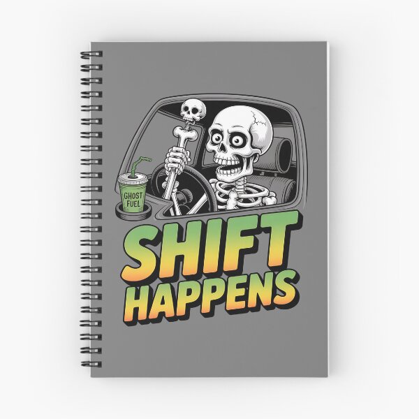Item preview, Skeleton truck driver - diesel humor - afterlife road trip - eternal road - skeleton road warrior - undead trucker journey - ghost road shirt - truck stop ghost stories designed and sold by JansenGS.