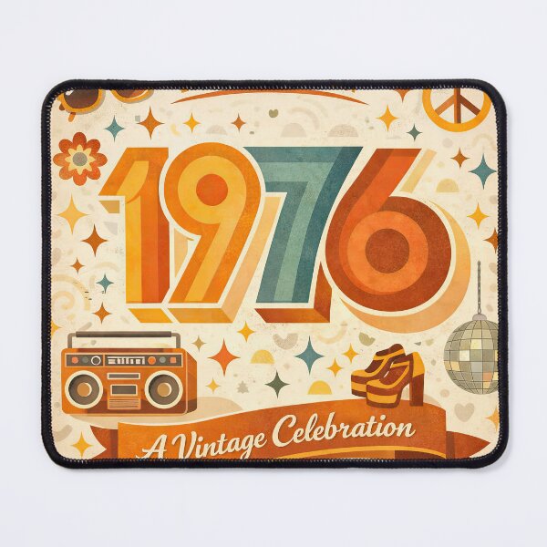 Item preview, Born in 1976 Vintage Retro Birthday | Limited Edition designed and sold by elgreko.