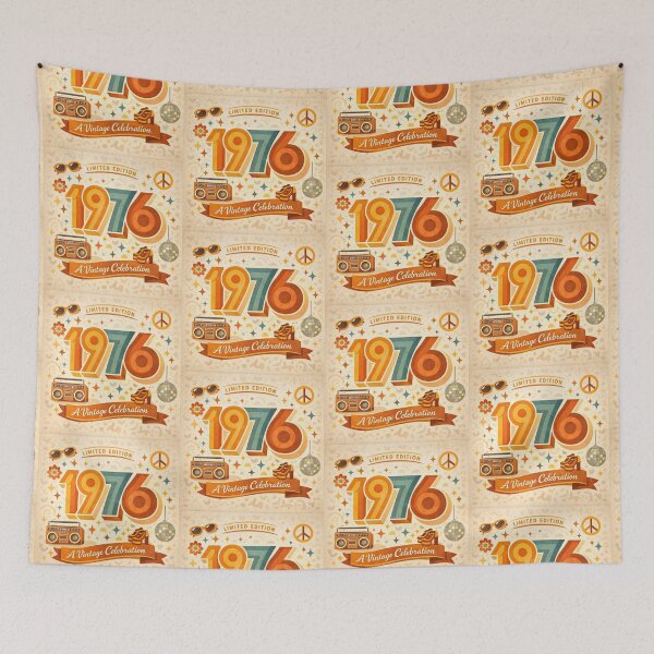 Item preview, Born in 1976 Vintage Retro Birthday | Limited Edition designed and sold by elgreko.