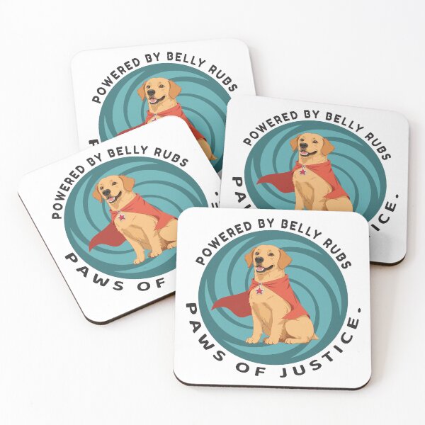 Item preview, Powered by Belly Rub, Paw of Justice – Superhero Golden Retriever Art designed and sold by NeutronDesign.