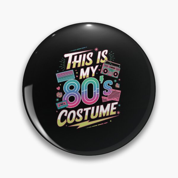 Item preview, This Is My 80s Costume T-Shirt 80's 90's Party designed and sold by repconomArt.