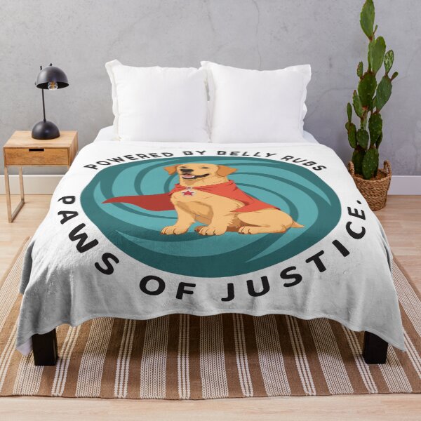 Item preview, Powered by Belly Rub, Paw of Justice – Superhero Golden Retriever Art designed and sold by NeutronDesign.