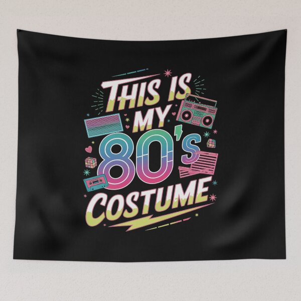 Item preview, This Is My 80s Costume T-Shirt 80's 90's Party designed and sold by repconomArt.