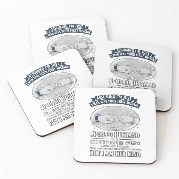 Item preview, Spoiled Husband Grumpy Wife Funny Quote designed and sold by Carther1990.