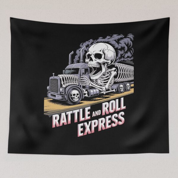 Item preview, Skeleton truck driver - haunted job parody - ghost vehicle - haunted truck - undead convoy - paranormal rig - cursed engine - cb radio ghost - haunted highway - urban legend trucker designed and sold by JansenGS.