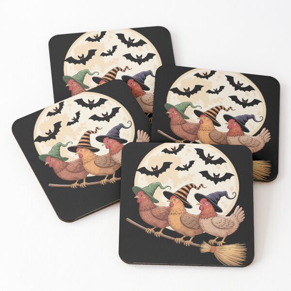 Item preview, Tonight We Fly Chicken Witch designed and sold by FluoroWave.