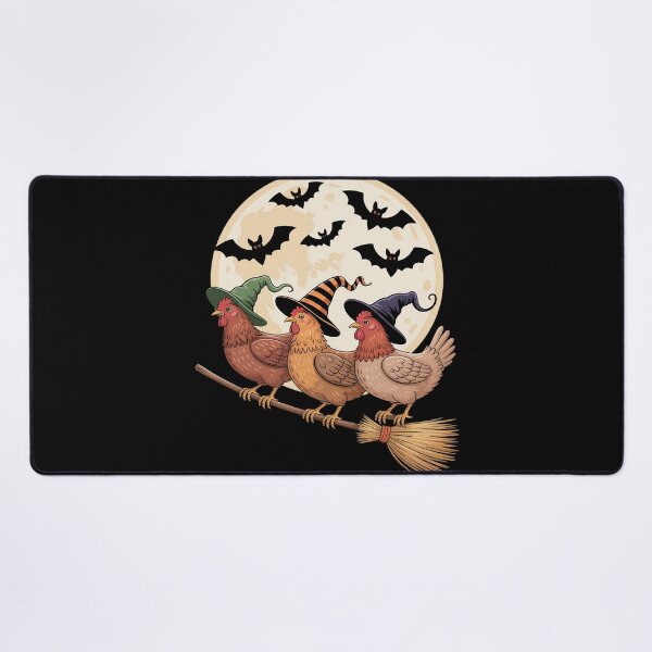 Item preview, Tonight We Fly Chicken Witch designed and sold by FluoroWave.