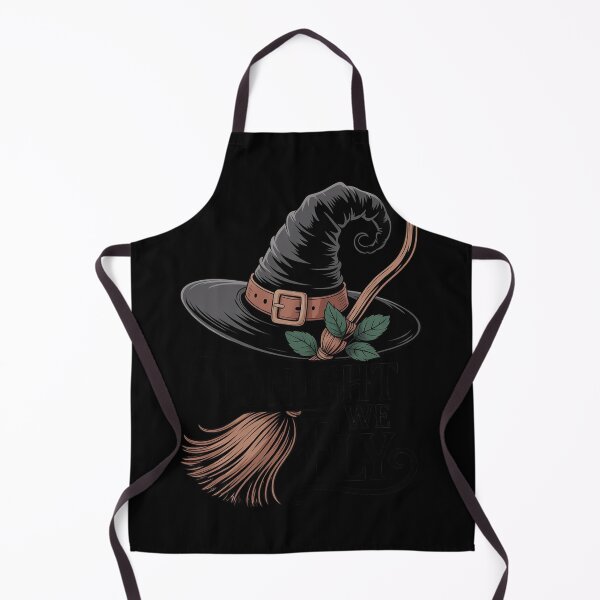 Item preview, Tonight We Fly Fun Halloween Pumpkin Witches Ghost Graphic designed and sold by FluoroWave.