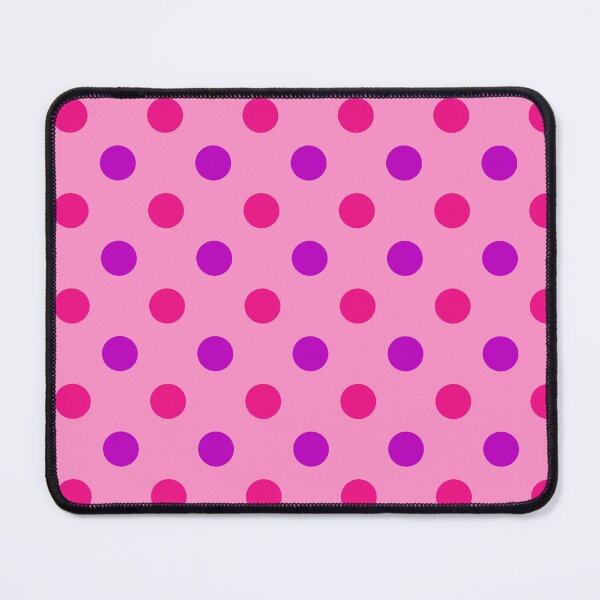 Item preview, Purple Pink Polka Dots On Pink Background Design designed and sold by PatternTitan.