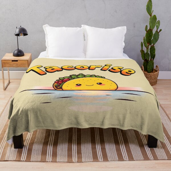 Item preview, Tacorise Cute Kawaii Taco Happy Food Character designed and sold by Amplify-n-Co.