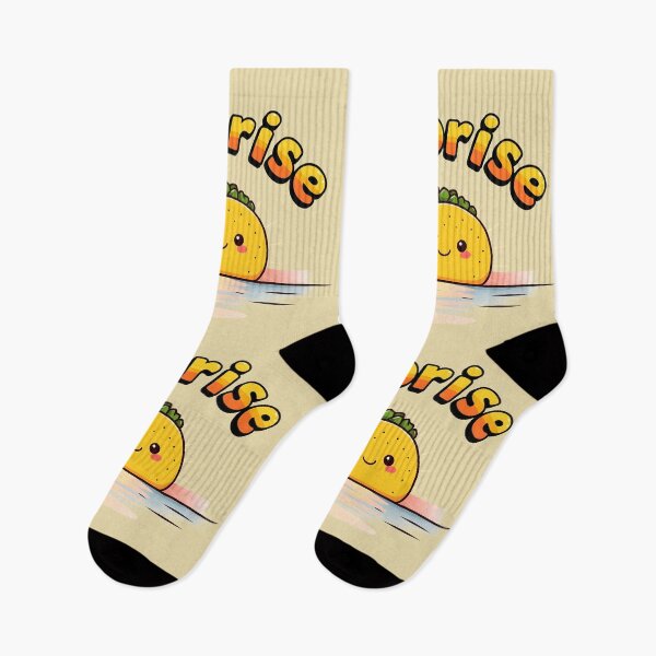Item preview, Tacorise Cute Kawaii Taco Happy Food Character designed and sold by Amplify-n-Co.
