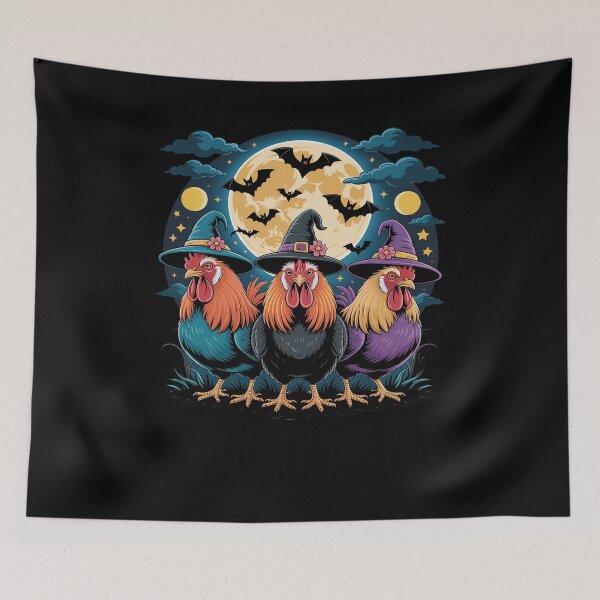 Item preview, Tonight We Fly Witch Chicken Halloween Costume designed and sold by FluoroWave.