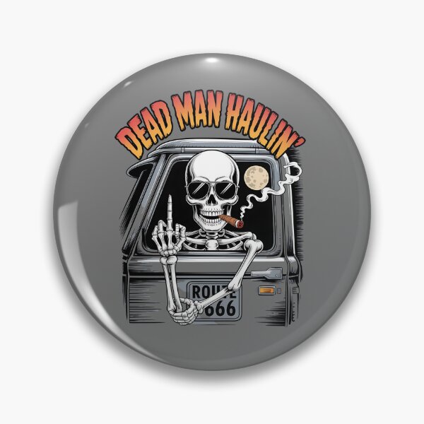 Item preview, Skeleton truck driver - diesel humor - afterlife road trip - eternal road - skeleton road warrior - undead trucker journey - ghost road shirt - truck stop ghost stories designed and sold by JansenGS.