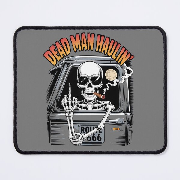 Item preview, Skeleton truck driver - diesel humor - afterlife road trip - eternal road - skeleton road warrior - undead trucker journey - ghost road shirt - truck stop ghost stories designed and sold by JansenGS.