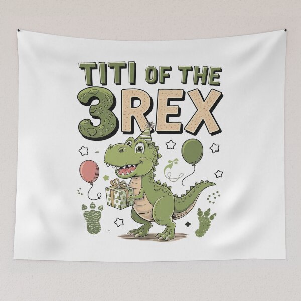 Item preview, Titi Of The Three Rex Birthday Dinosaur Family Matching  designed and sold by repconomArt.