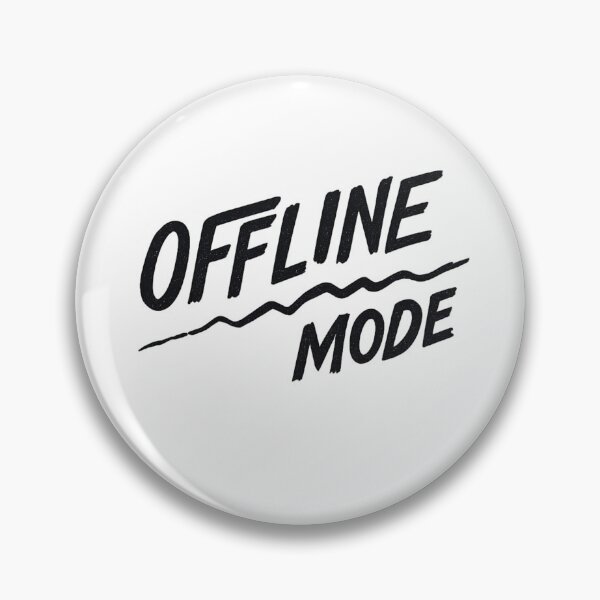 Item preview, Offline Mode Shirt – Abstract Experimental Typography Disconnect Design designed and sold by SiwyArt.