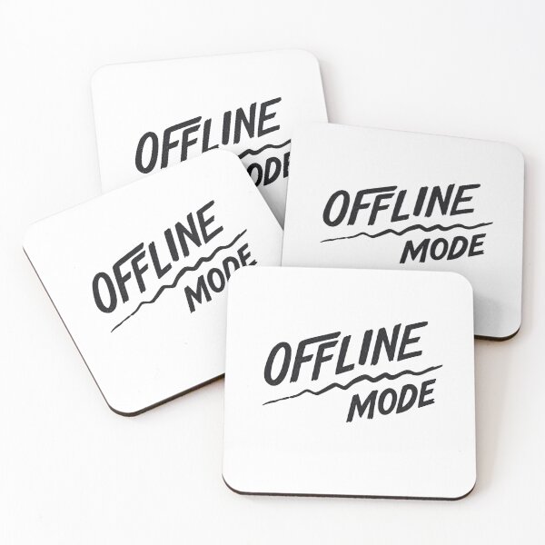 Item preview, Offline Mode Shirt – Abstract Experimental Typography Disconnect Design designed and sold by SiwyArt.