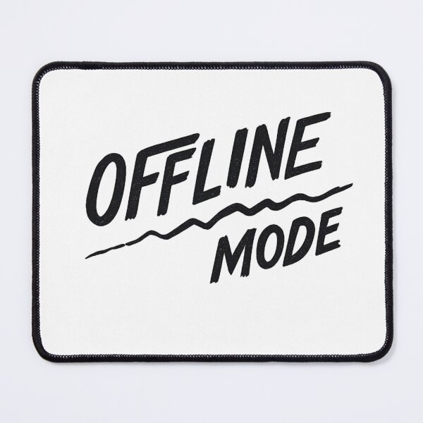 Item preview, Offline Mode Shirt – Abstract Experimental Typography Disconnect Design designed and sold by SiwyArt.