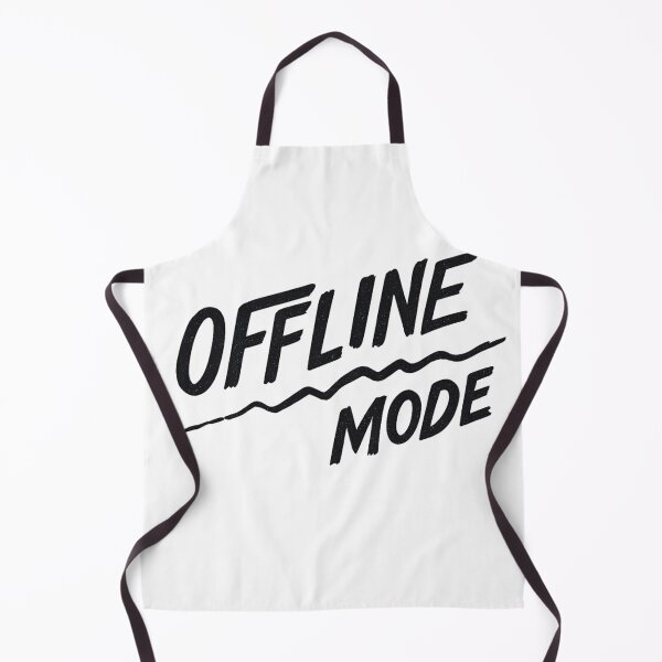 Item preview, Offline Mode Shirt – Abstract Experimental Typography Disconnect Design designed and sold by SiwyArt.