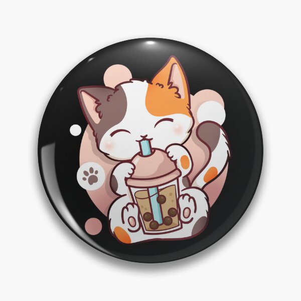 Item preview, Kawaii Cat Boba Tea Anime Neko Aesthetic designed and sold by HarberBonita.