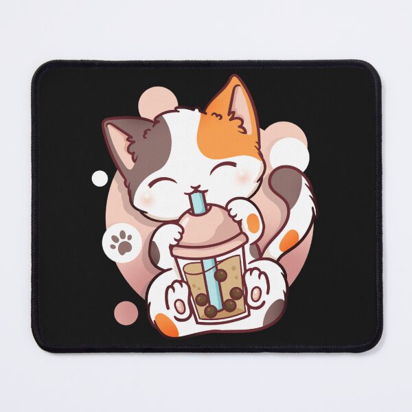 Item preview, Kawaii Cat Boba Tea Anime Neko Aesthetic designed and sold by HarberBonita.