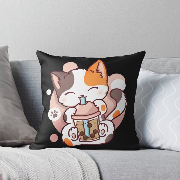 Item preview, Kawaii Cat Boba Tea Anime Neko Aesthetic designed and sold by HarberBonita.