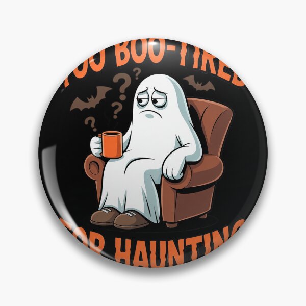 Item preview, Too Boo Tired for Haunting Lazy Ghost Coffee designed and sold by FluoroWave.