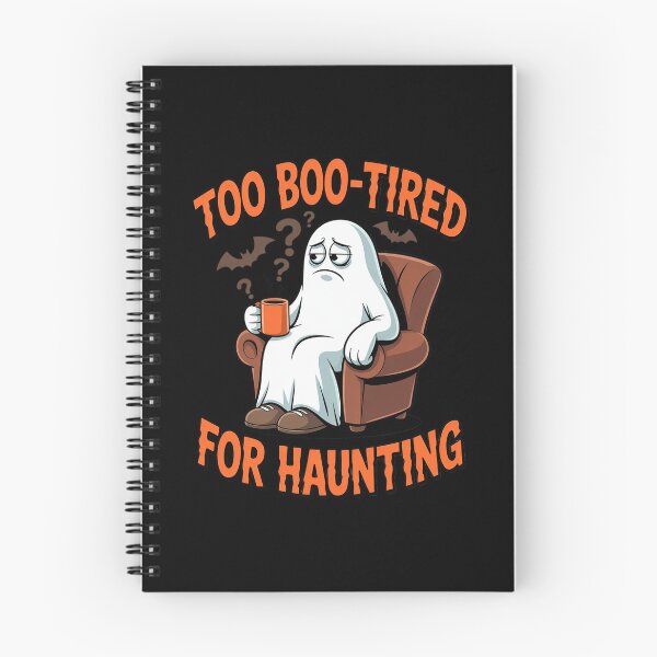 Item preview, Too Boo Tired for Haunting Lazy Ghost Coffee designed and sold by FluoroWave.