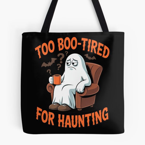 Item preview, Too Boo Tired for Haunting Lazy Ghost Coffee designed and sold by FluoroWave.