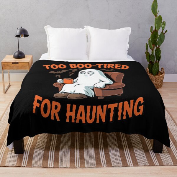 Item preview, Too Boo Tired for Haunting Lazy Ghost Coffee designed and sold by FluoroWave.