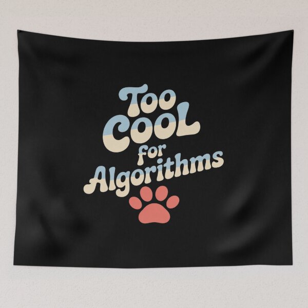 Item preview, Too Cool for Algorithms Pet Nerd Computer designed and sold by FluoroWave.