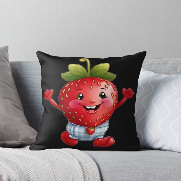 Item preview, a happy strawberry with pants on designed and sold by BandM Jos-Wilias.