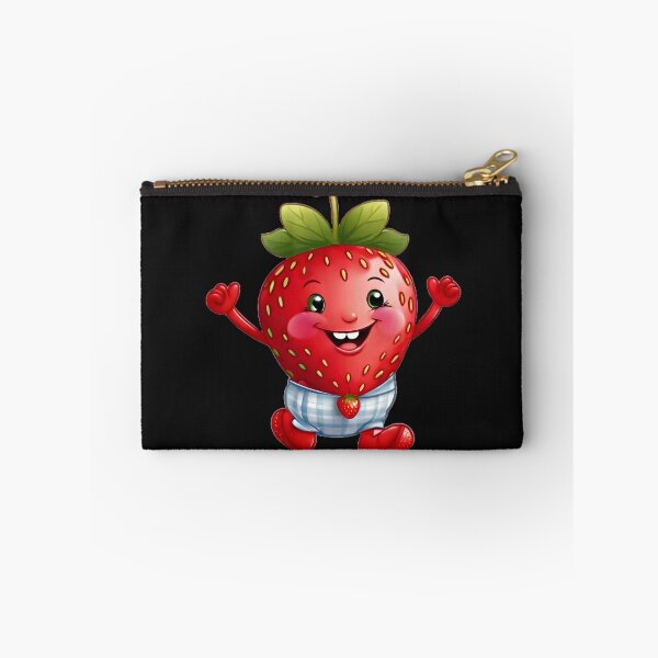 Item preview, a happy strawberry with pants on designed and sold by BandM Jos-Wilias.