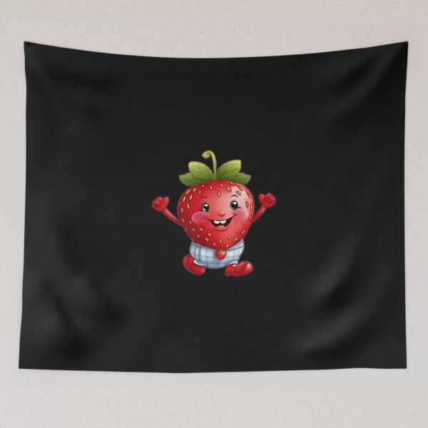 Item preview, a happy strawberry with pants on designed and sold by aledfychan.