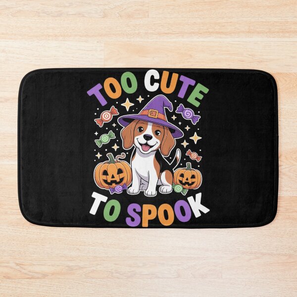 Item preview, Too Cute to Spook Beagle Dog Witch Halloween designed and sold by FluoroWave.